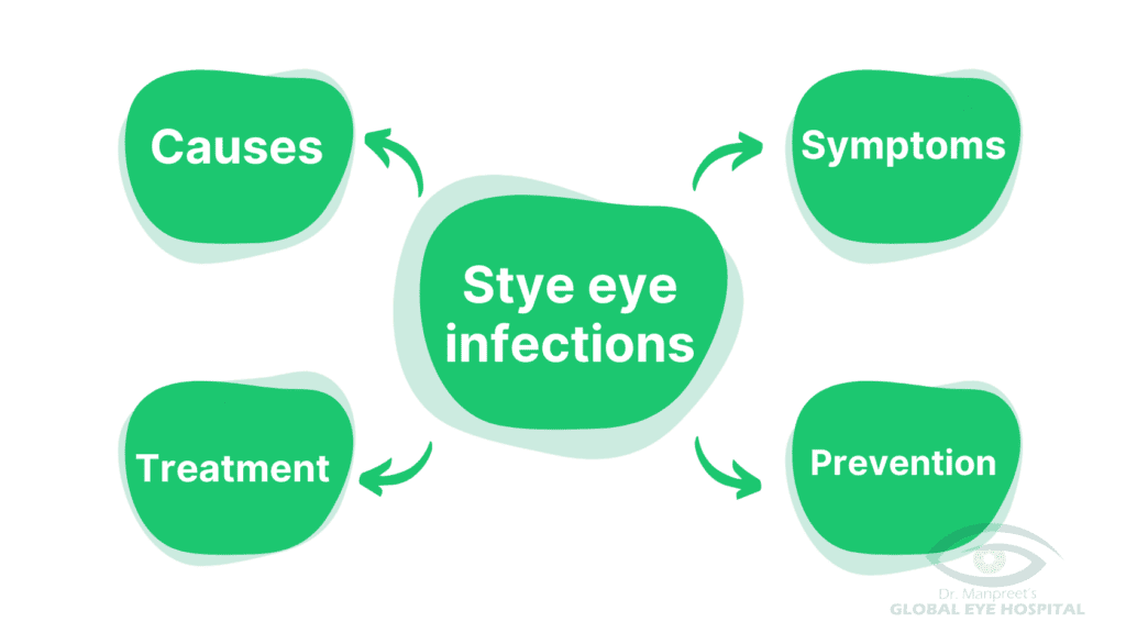 Causes, Symptoms, Treatment and prevention of Stye eye infections