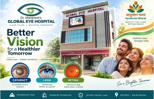 ayushman bharat cover in global eye hospital