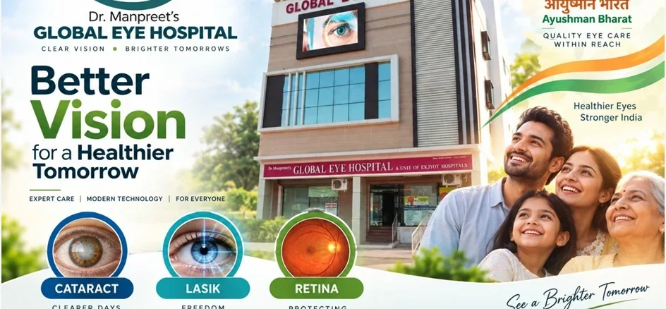 ayushman bharat cover in global eye hospital